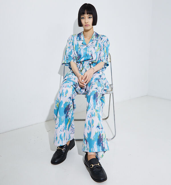 NOMINE「【セットアップ着用可】ペインティングドロストタックパンツ」|その他|