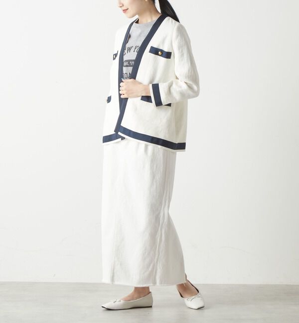 Liesse「デニムタイトスカート」|スカート|