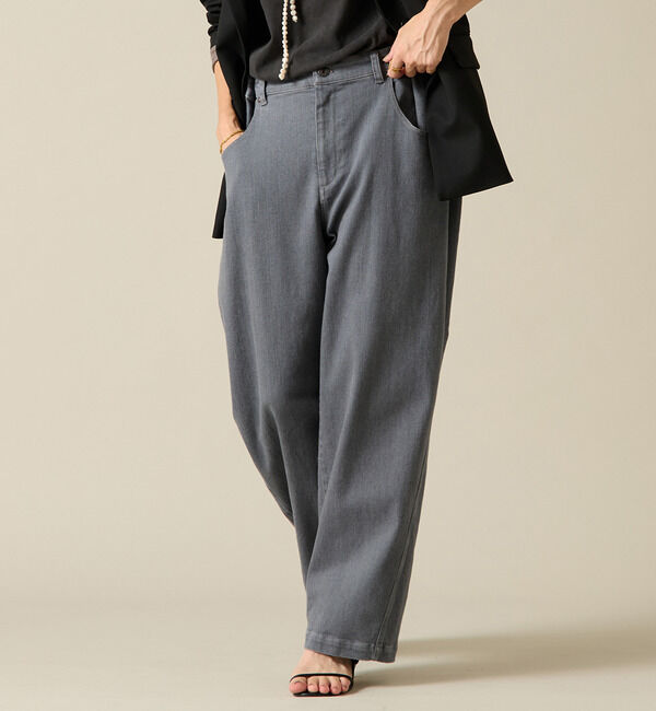 Liesse「カーブシルエットデニム」|その他|グレー