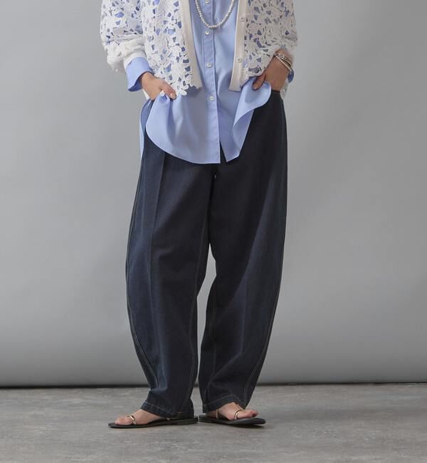 Liesse「バルーンデニム」|その他|ネイビー