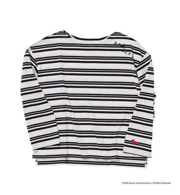 Liesse「《コラボ》Emily in Paris　ボーダーカットソー」|Tシャツ・カットソー|