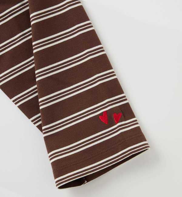 Liesse「《コラボ》Emily in Paris　ボーダーカットソー」|Tシャツ・カットソー|