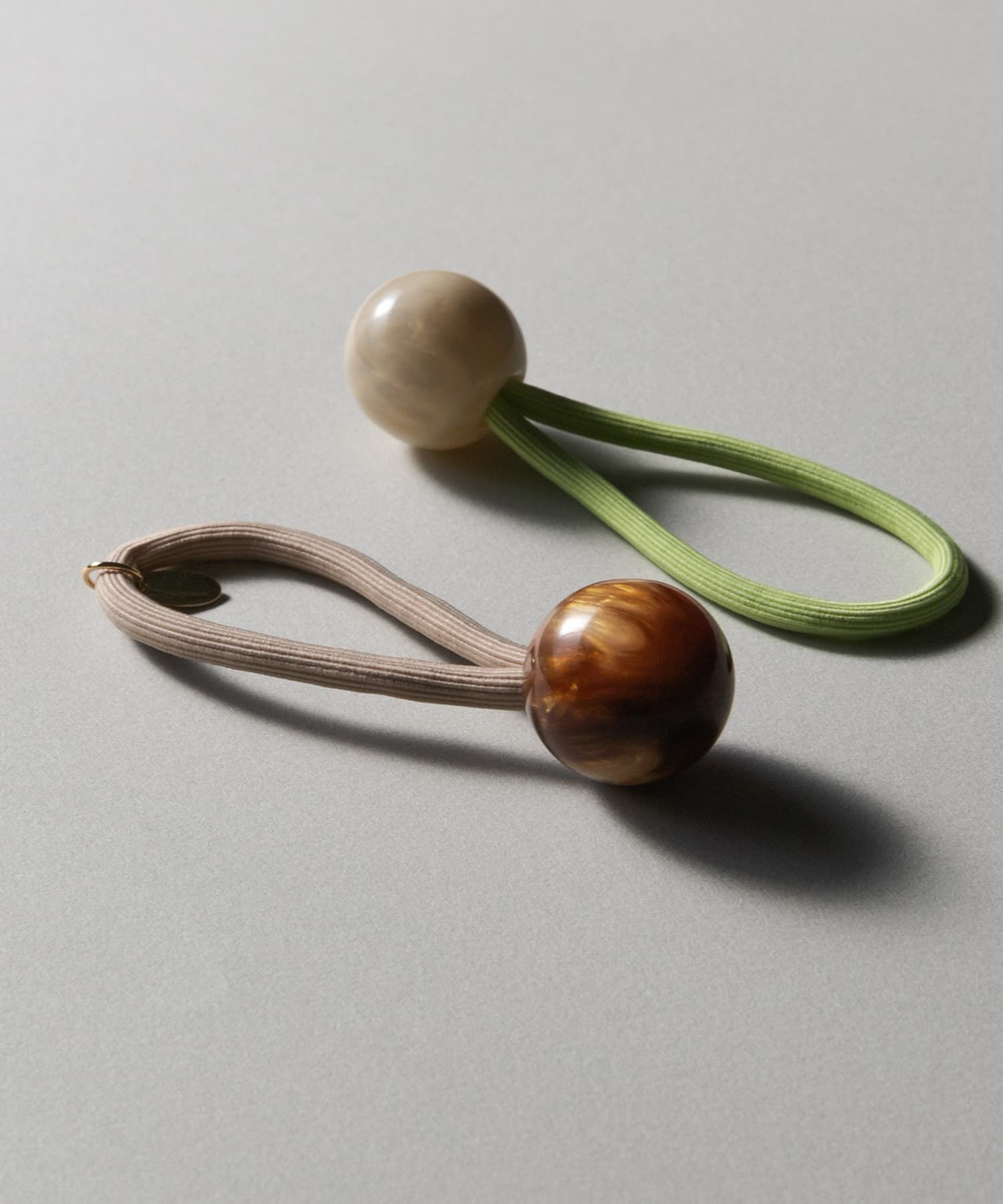 SMELLY「カラフルボール2セットヘアポニー」|ヘアゴム・シュシュ|