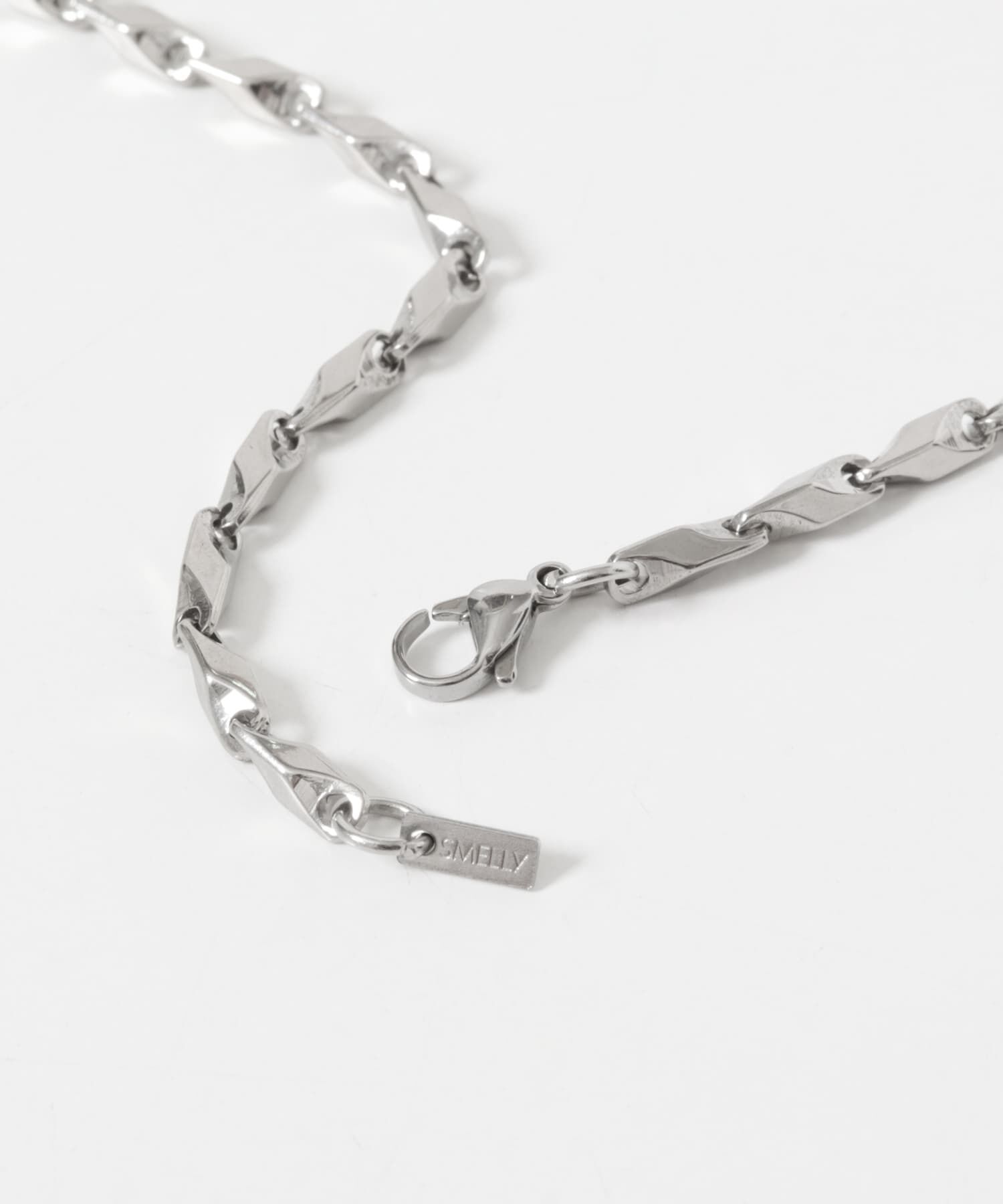 SMELLY「ステンレスツイストデザインチェーンネックレス」|ネックレス|