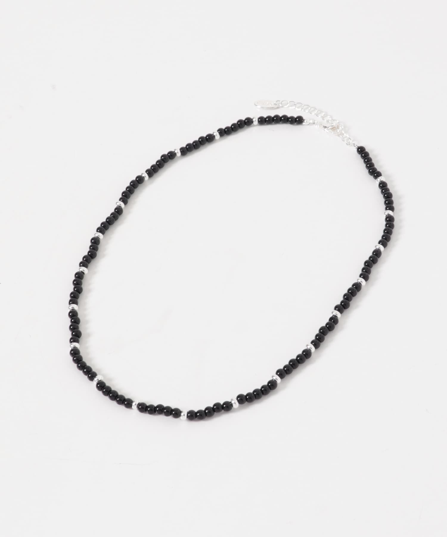 SMELLY「ブラックビーズネックレス」|ネックレス|