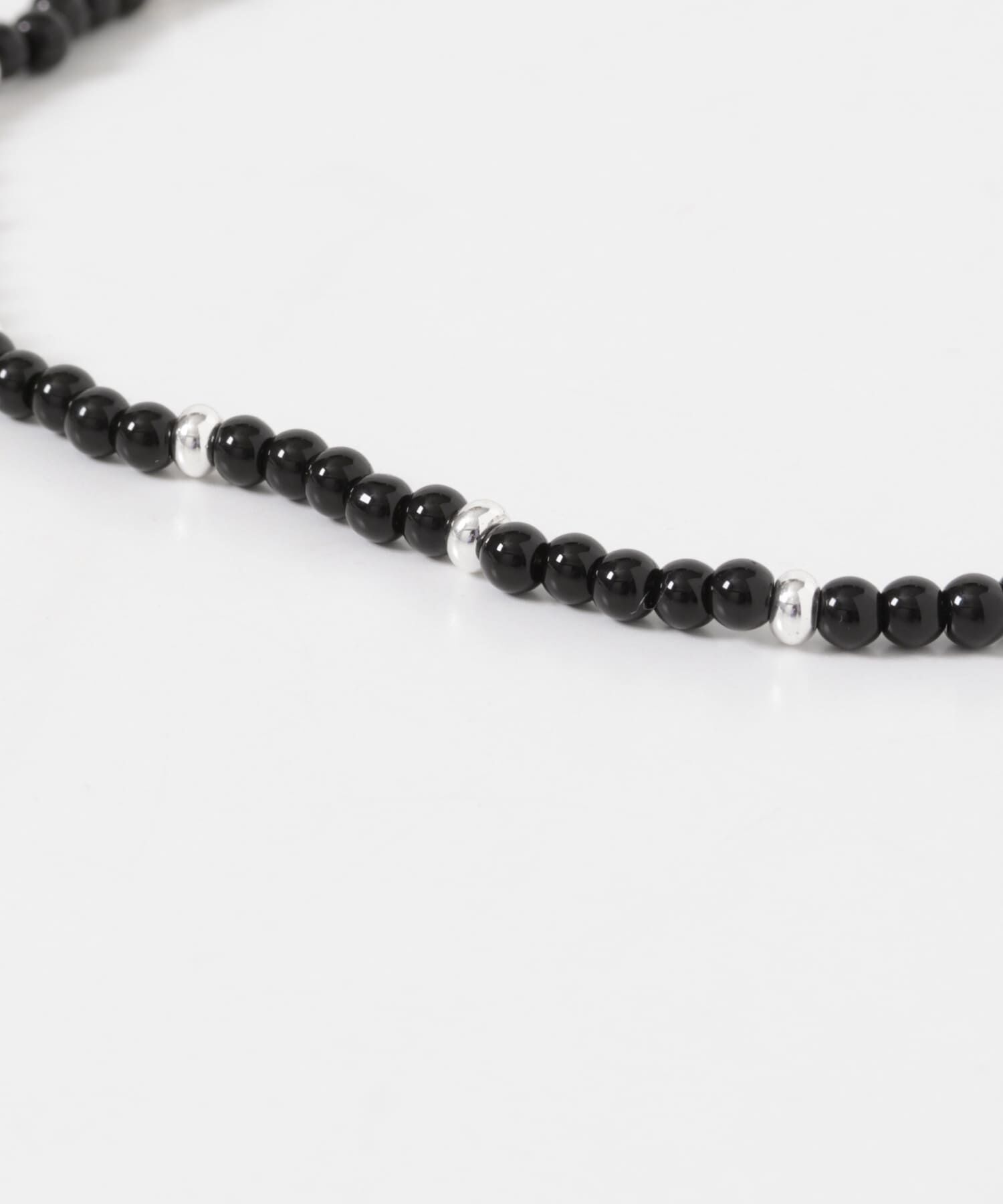 SMELLY「ブラックビーズネックレス」|ネックレス|