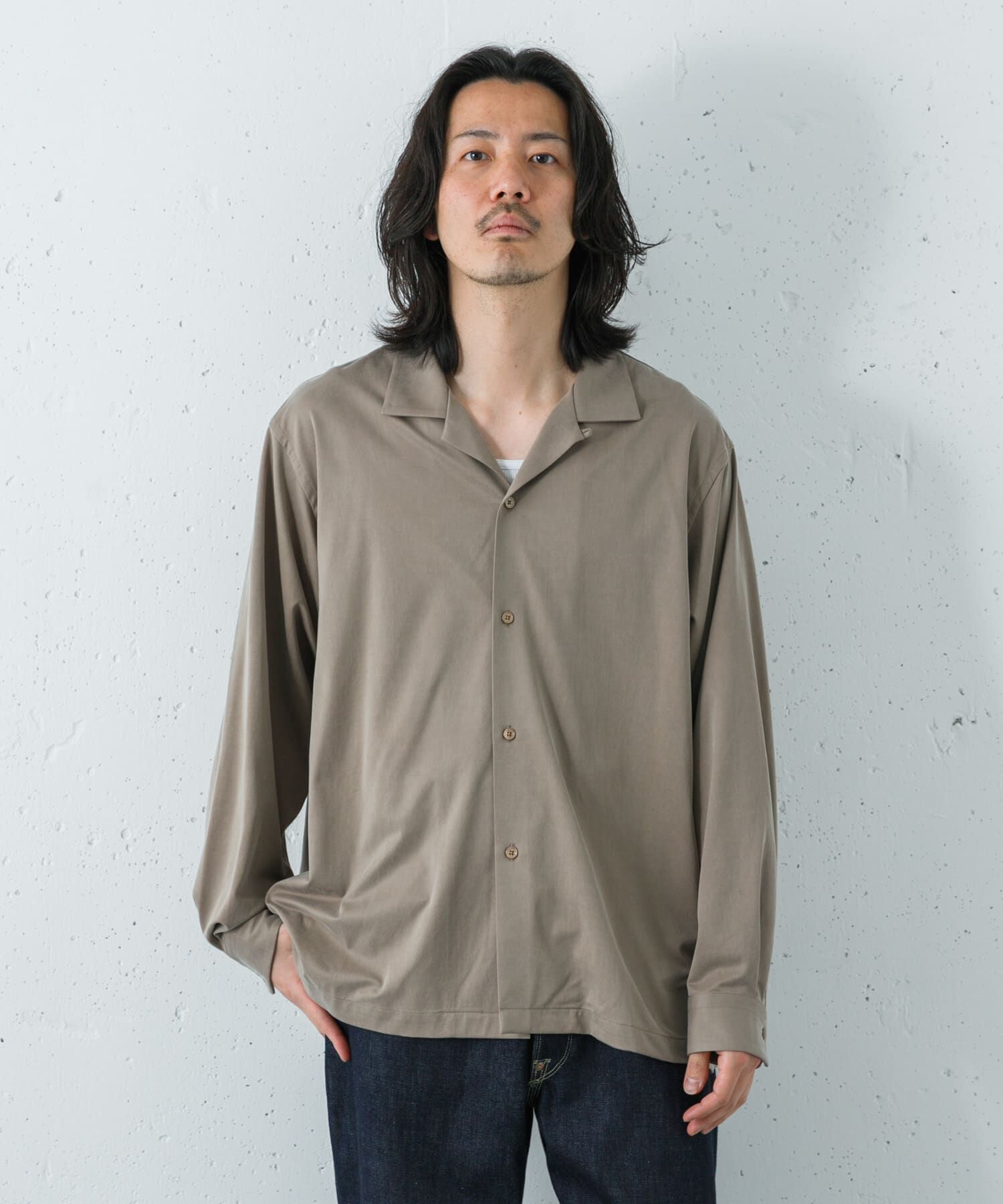 URBAN RESEARCH「WASHABLE CUPRO O/C SHIRTS」|シャツ・ブラウス|
