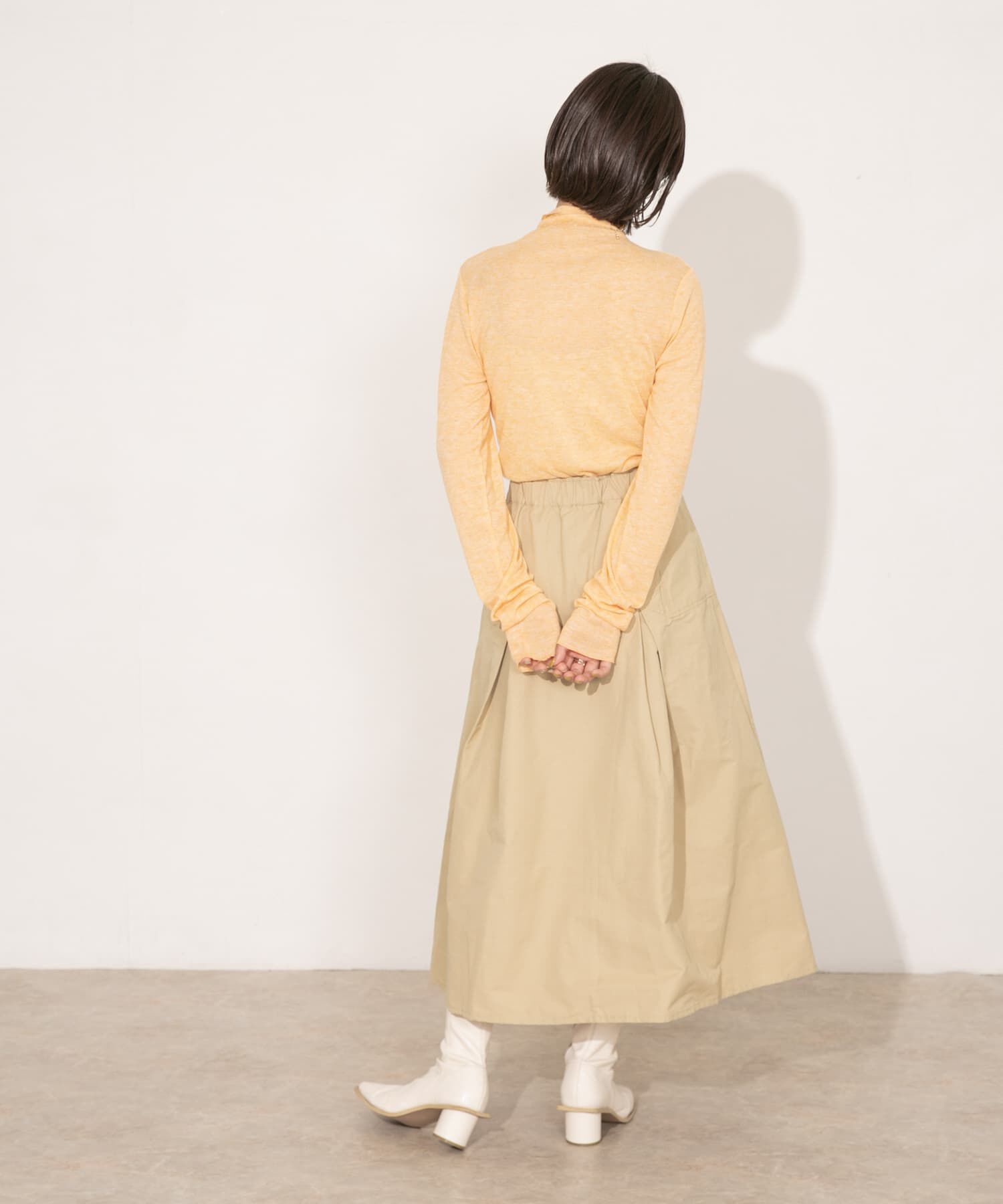  「タックミディスカート」|スカート|