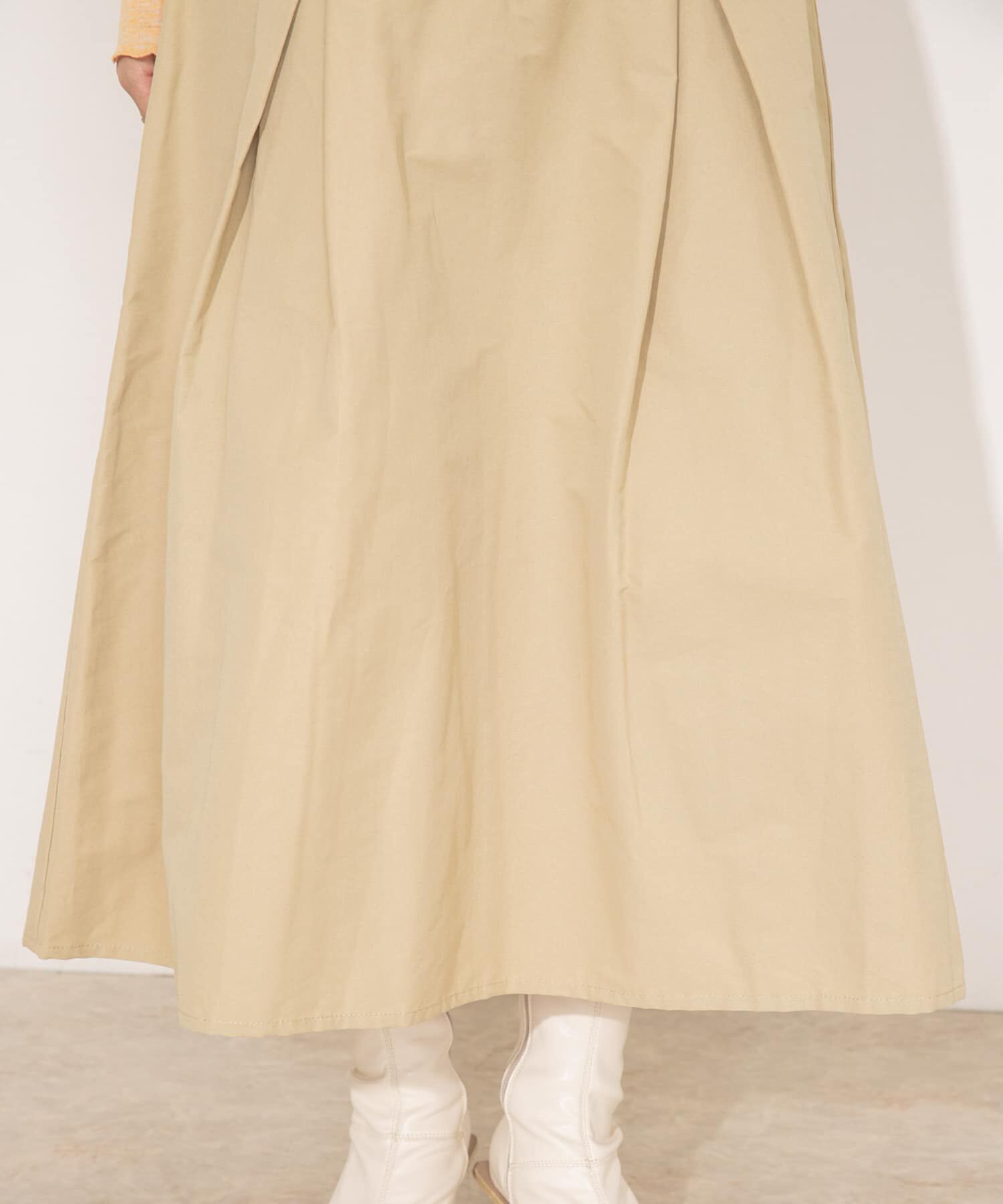  「タックミディスカート」|スカート|