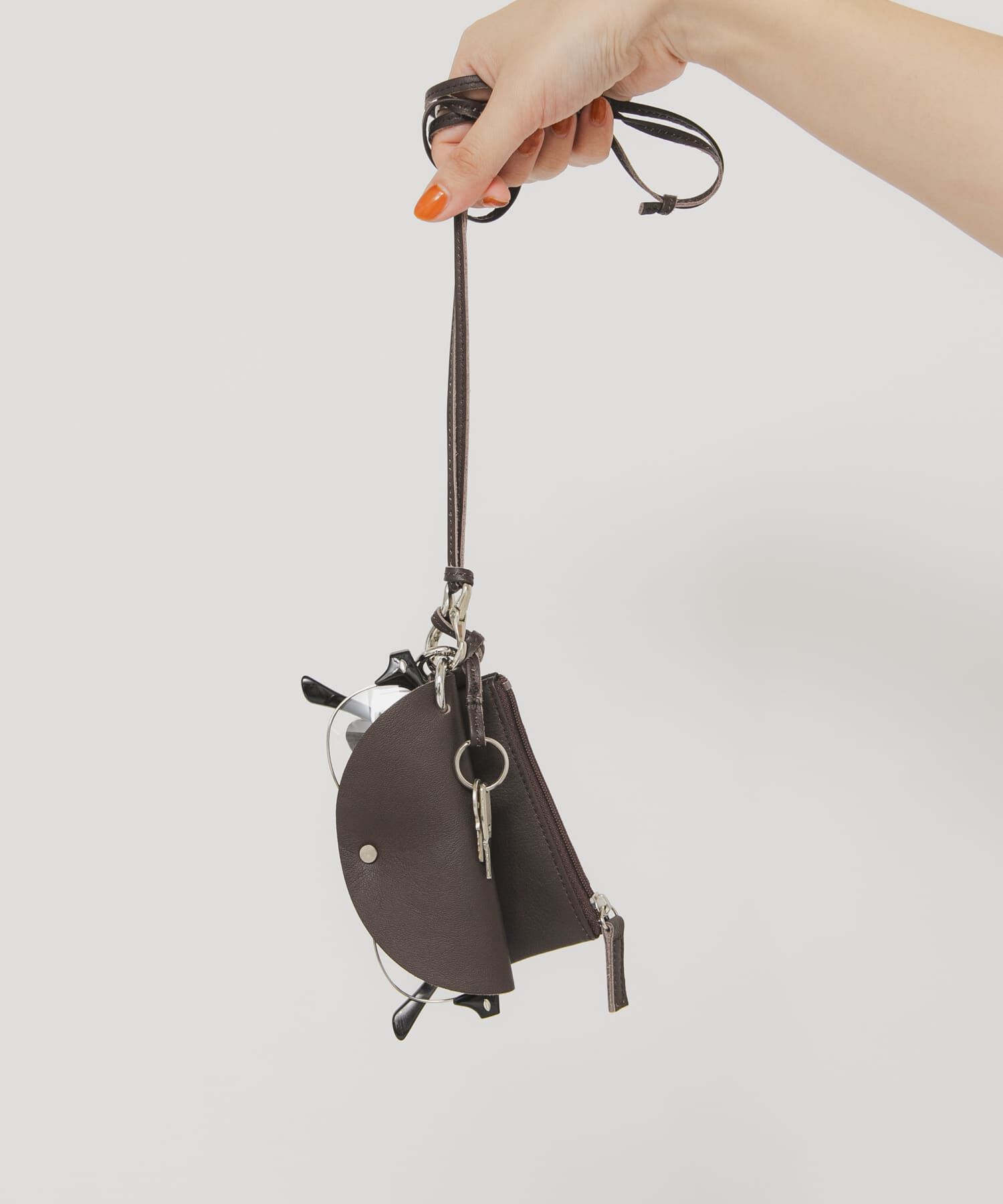  「マルチポーチネックショルダー」|その他|ダークブラウン