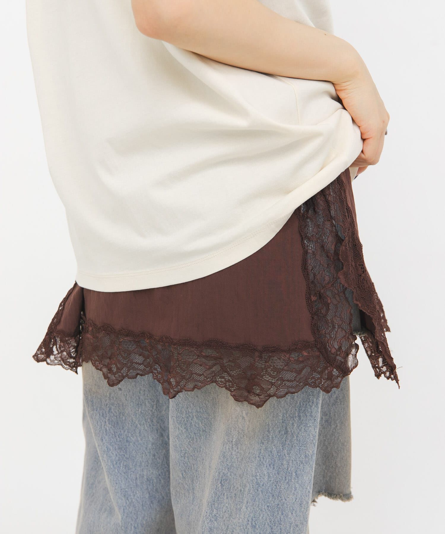  「『一部WEB限定カラー』ヴィンテージライクレースキャミソール」|キャミソール|