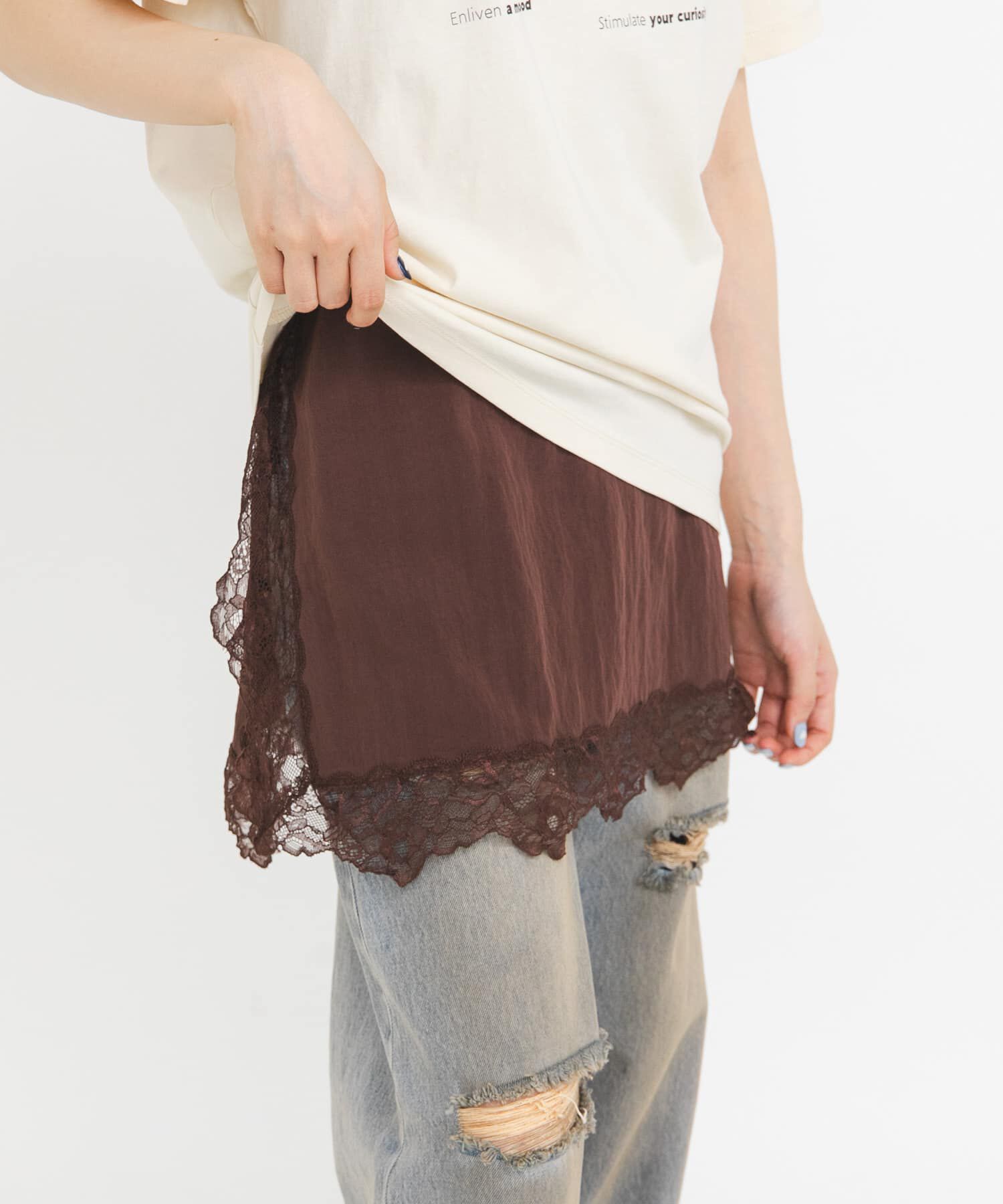  「『一部WEB限定カラー』ヴィンテージライクレースキャミソール」|キャミソール|