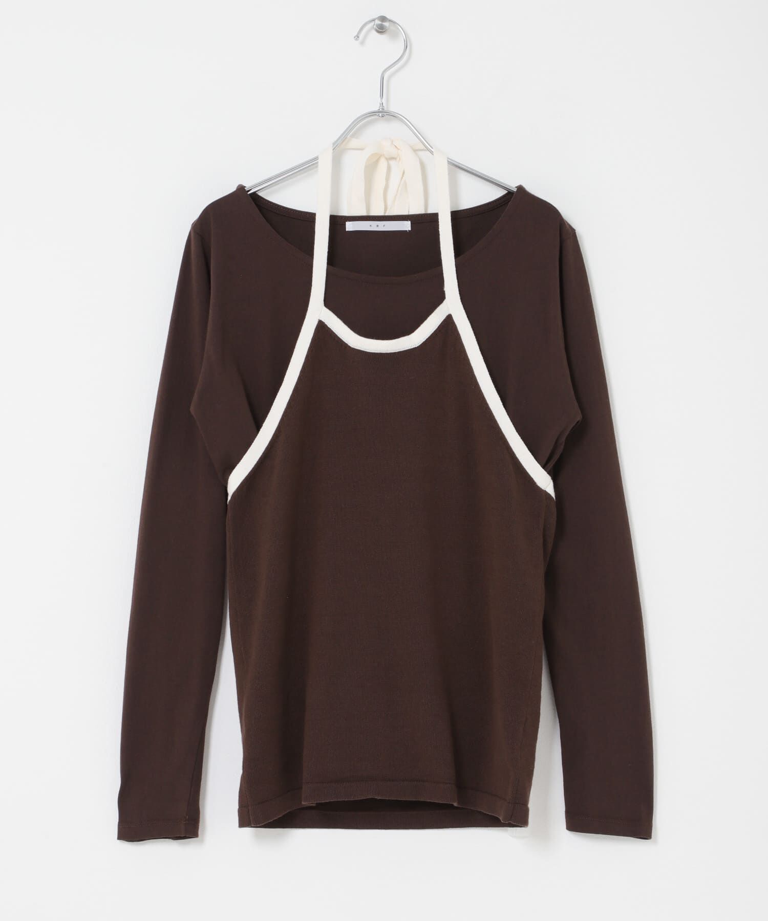  「バイカラービスチェSETトップス」|Tシャツ・カットソー|