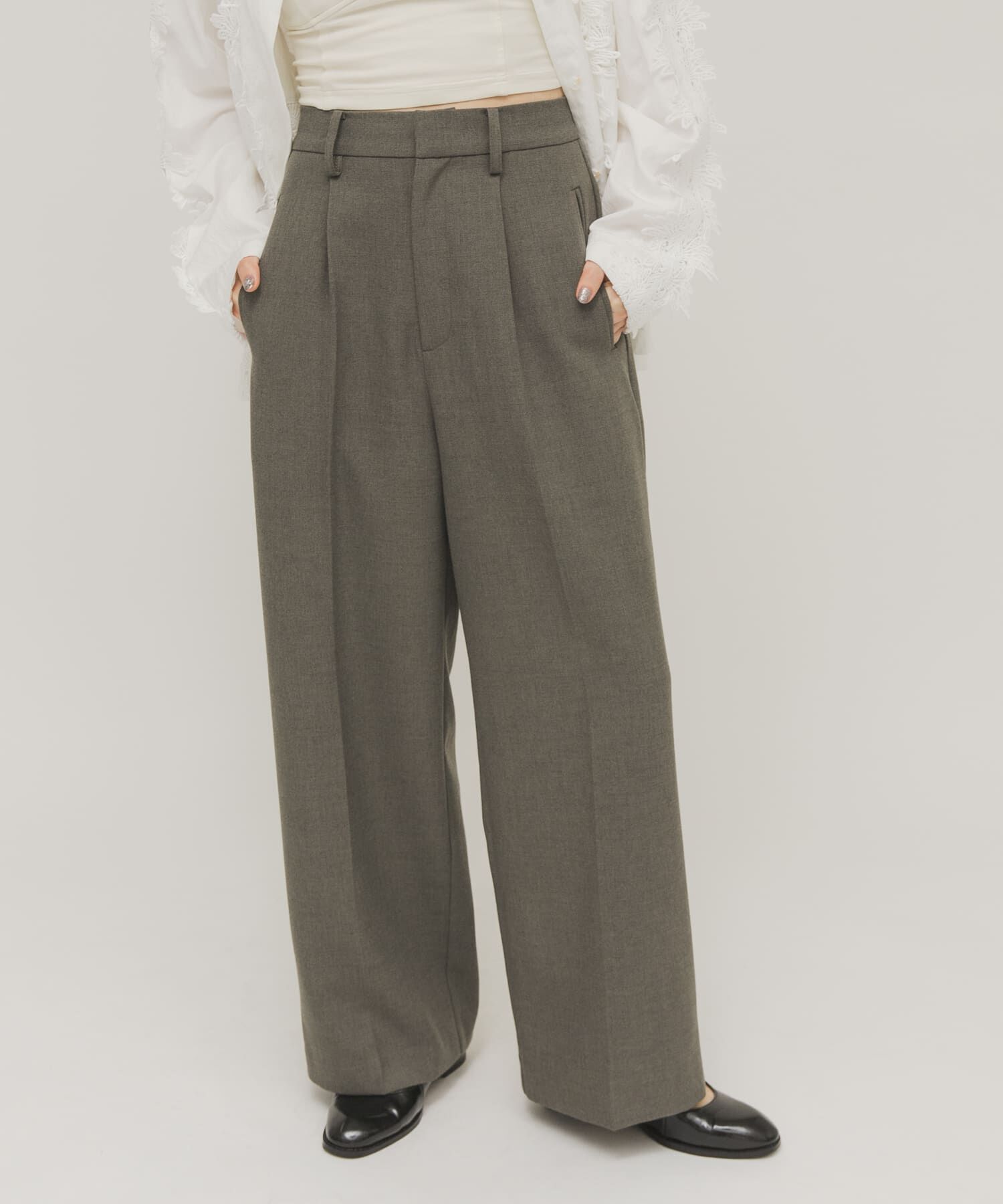  「ワンタックミニマルパンツ」|その他|