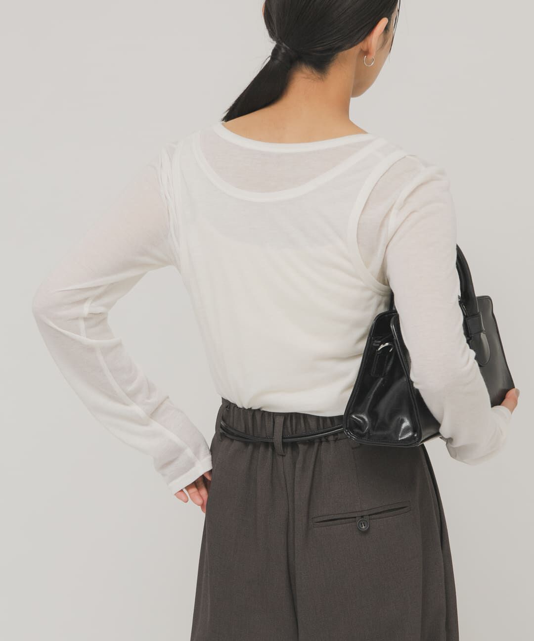  「レイヤードヘンリーネックTEE」|Tシャツ・カットソー|