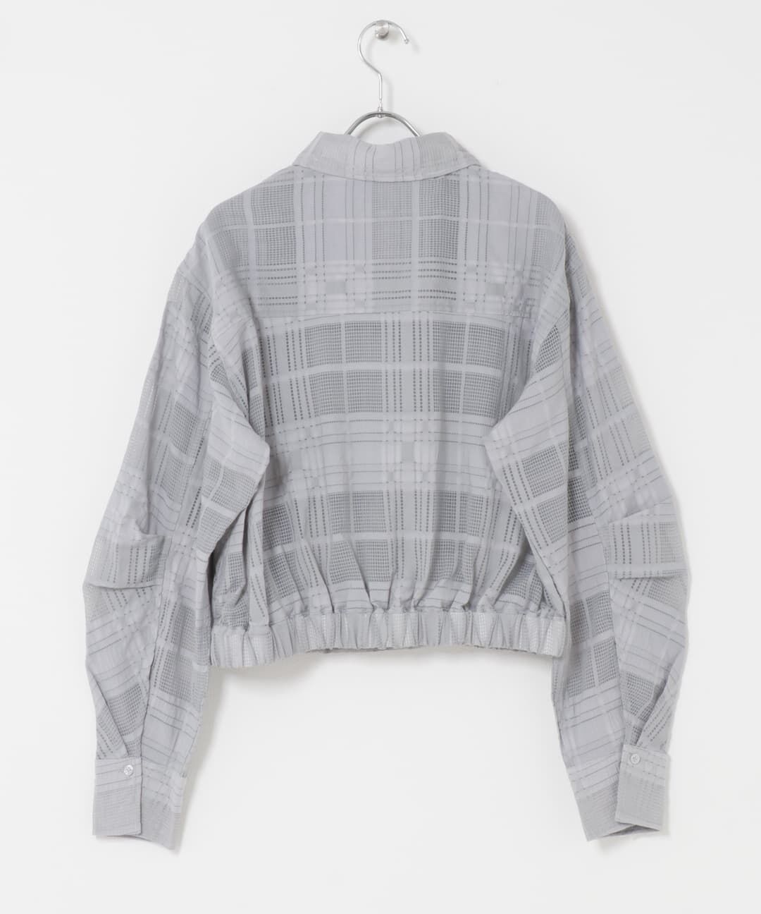  「シアーチェックコンパクトシャツ」|シャツ・ブラウス|