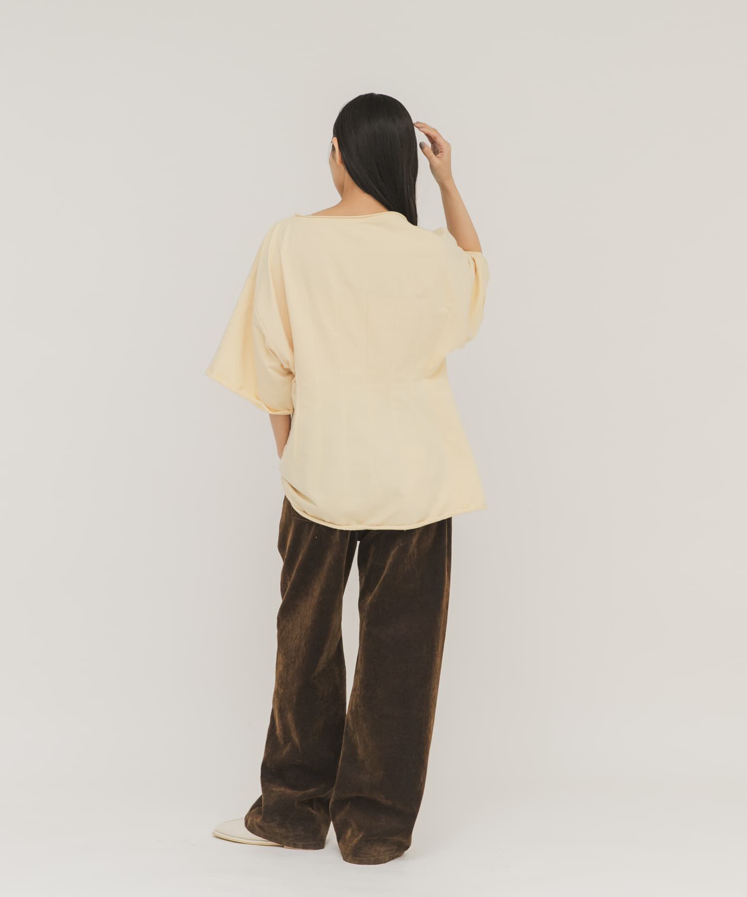  「ピンタックフォトプリントTEE」|Tシャツ・カットソー|