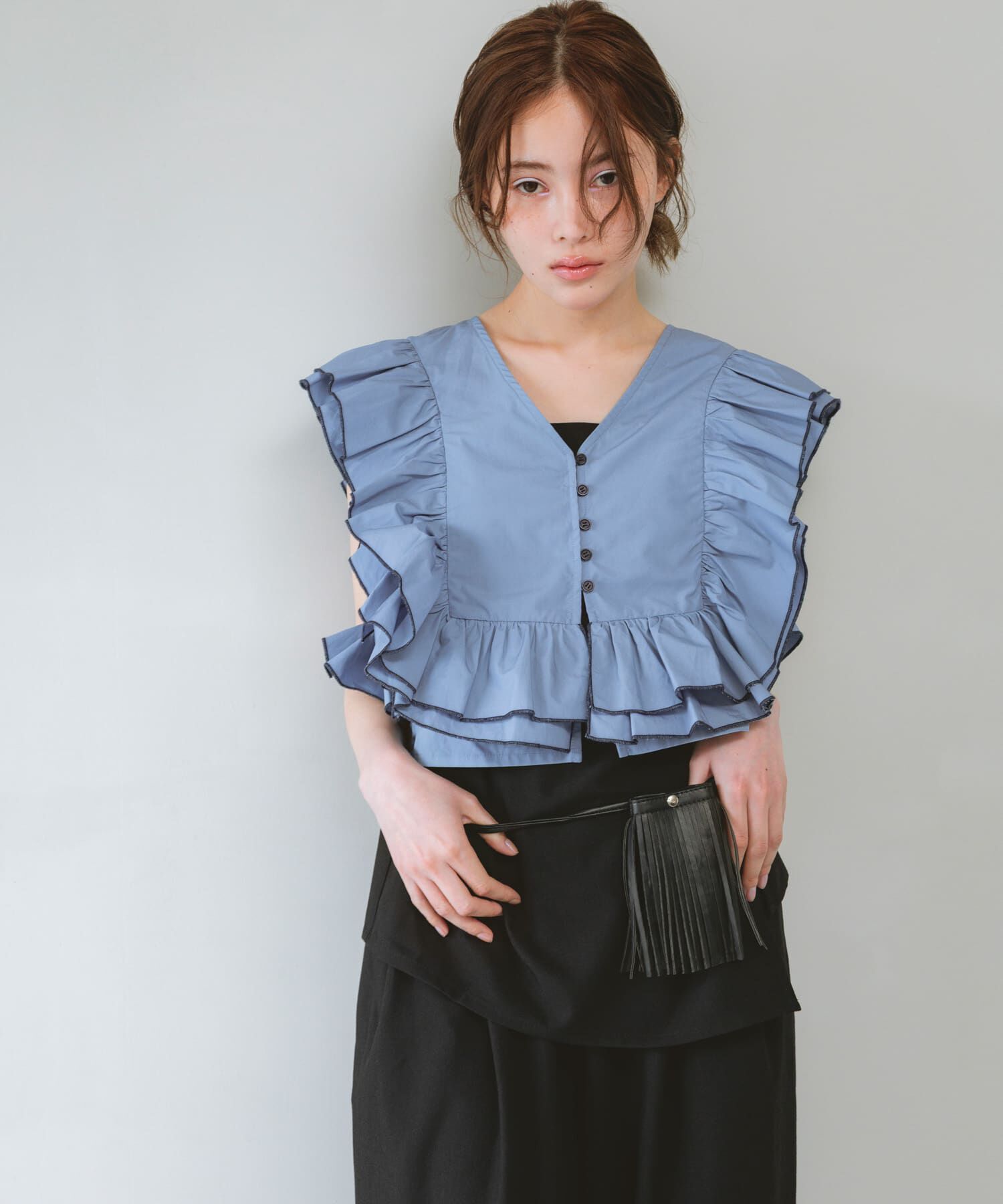  「フリンジマルチアクセサリー」|ポーチ|