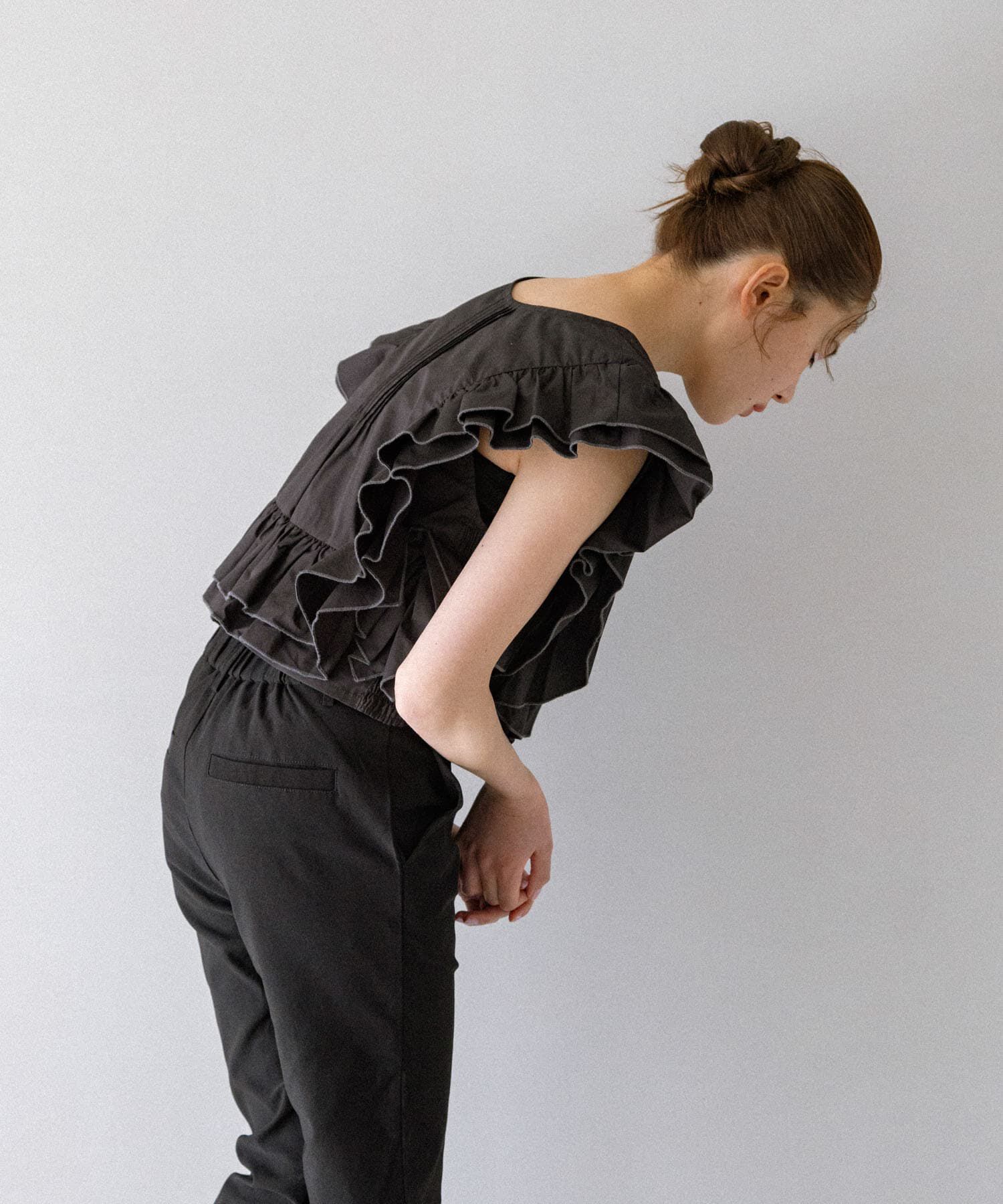  「2WAYバイカラーフリルブラウス」|シャツ・ブラウス|