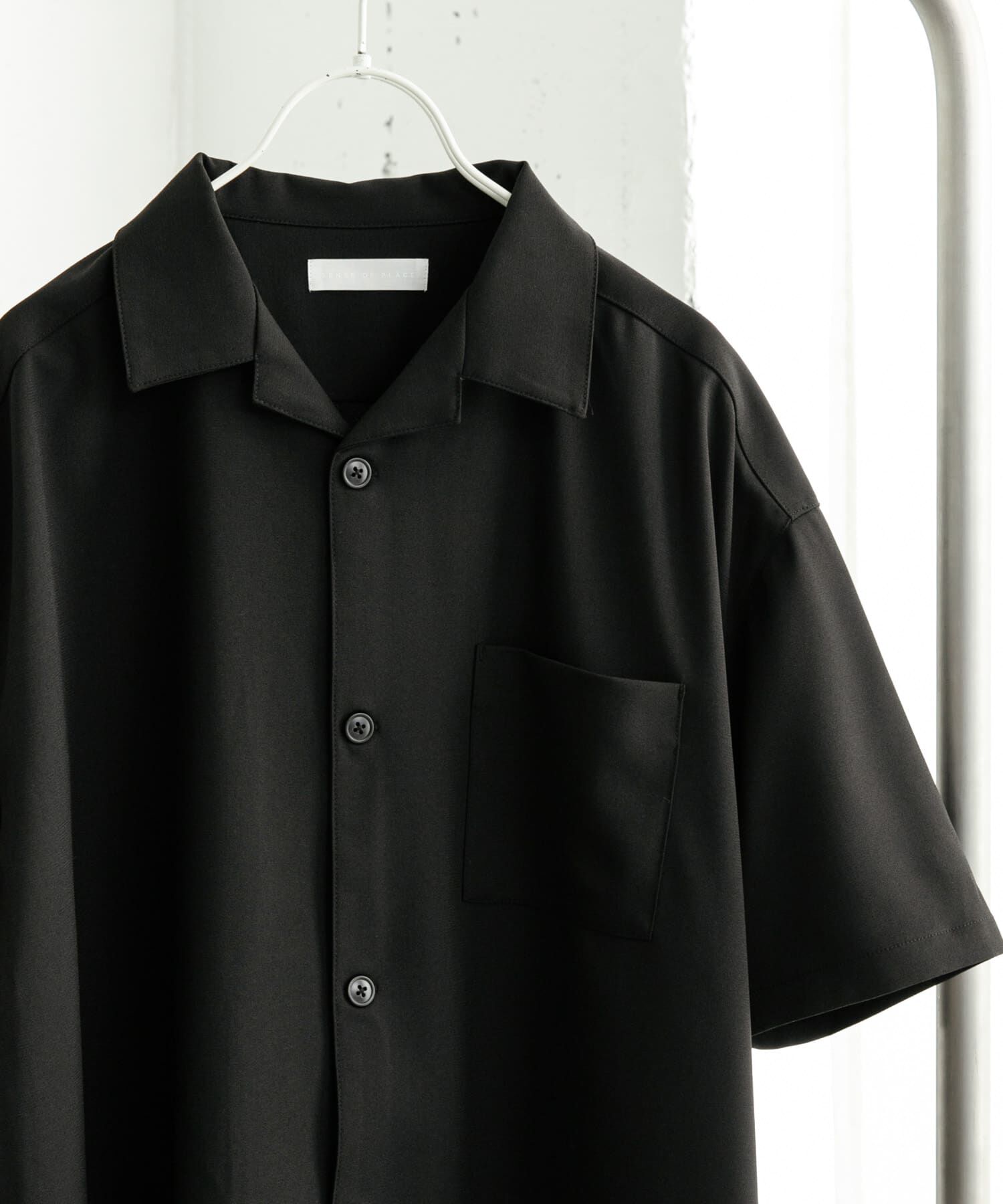 SENSE OF PLACE by URBAN RESEARCH「『ユニセックス』オープンカラールーズショートスリーブシャツ」|シャツ・ブラウス|