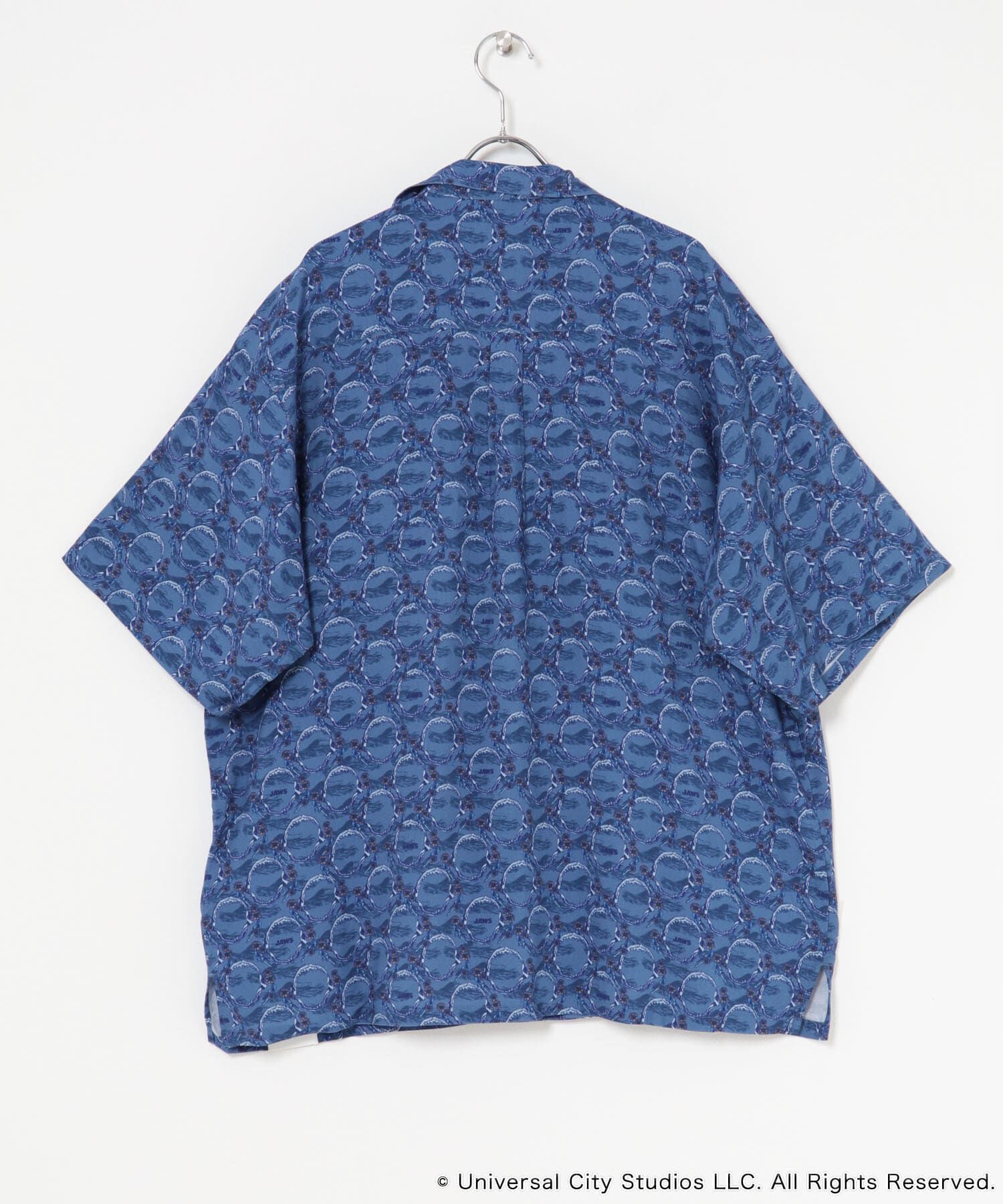 SENSE OF PLACE by URBAN RESEARCH「『別注』JAWS&times;SENSE OF PLACE　総柄オープンカラーシャツ」|シャツ・ブラウス|