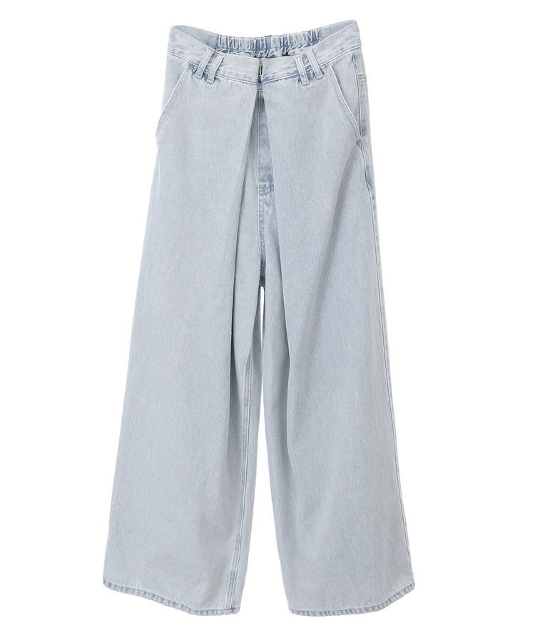 earth music&ecology「フロントタックデニムパンツ」|デニム|