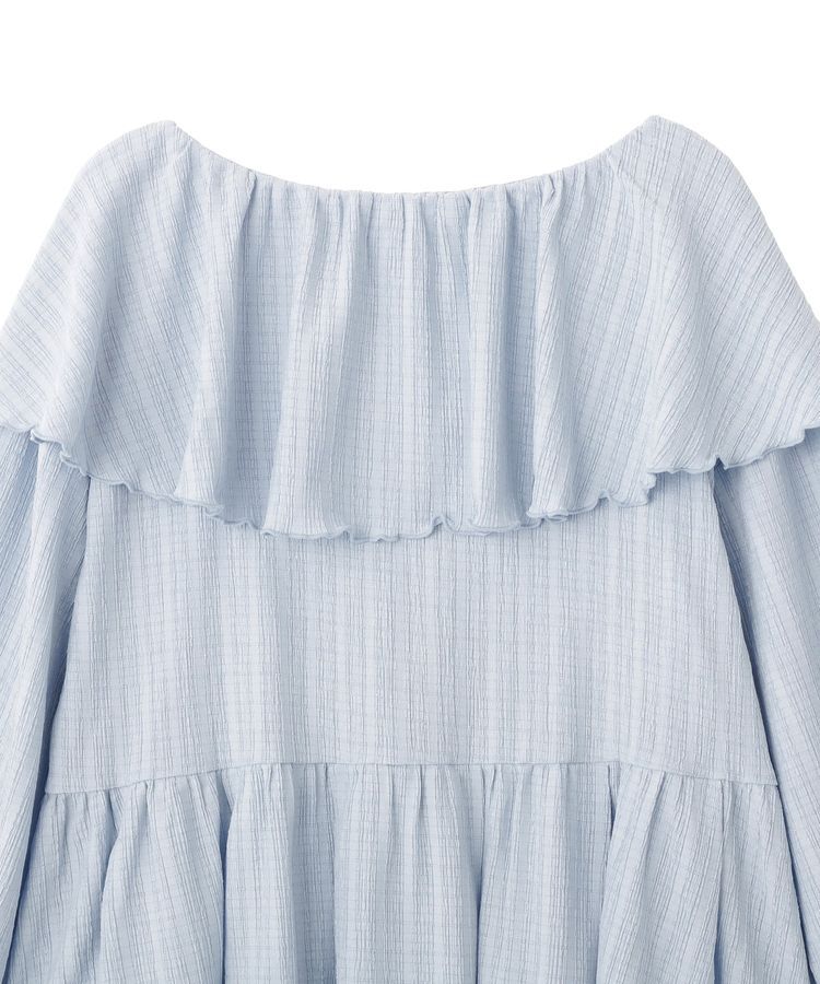 earth music&ecology「ラッフルカラーカットブラウス」|シャツ・ブラウス|