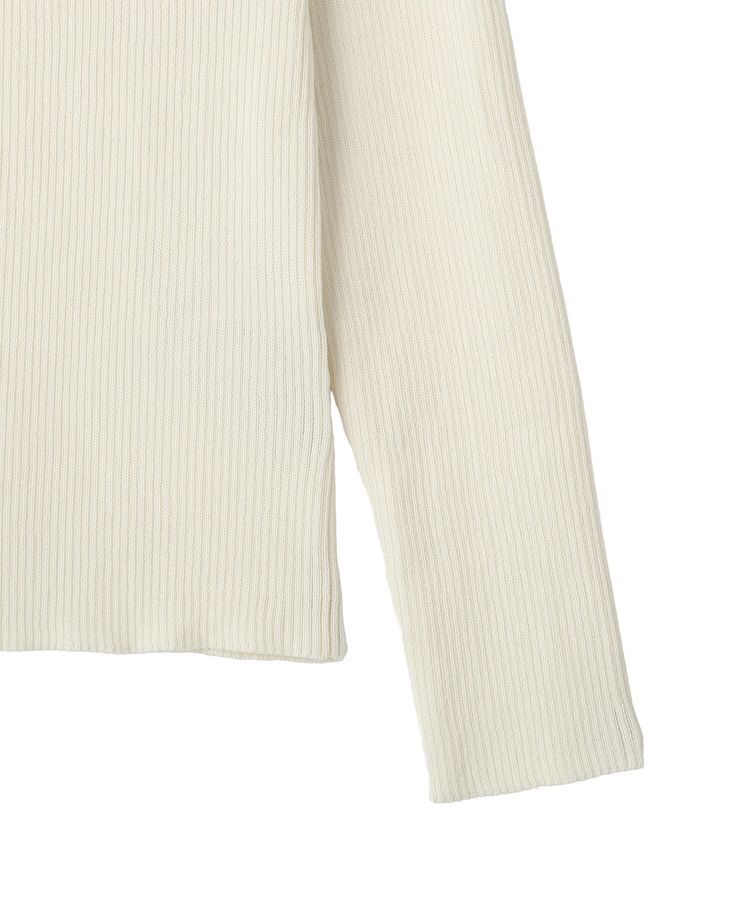 earth music&ecology「レーストリムリブニットプルオーバー」|ニット・セーター|