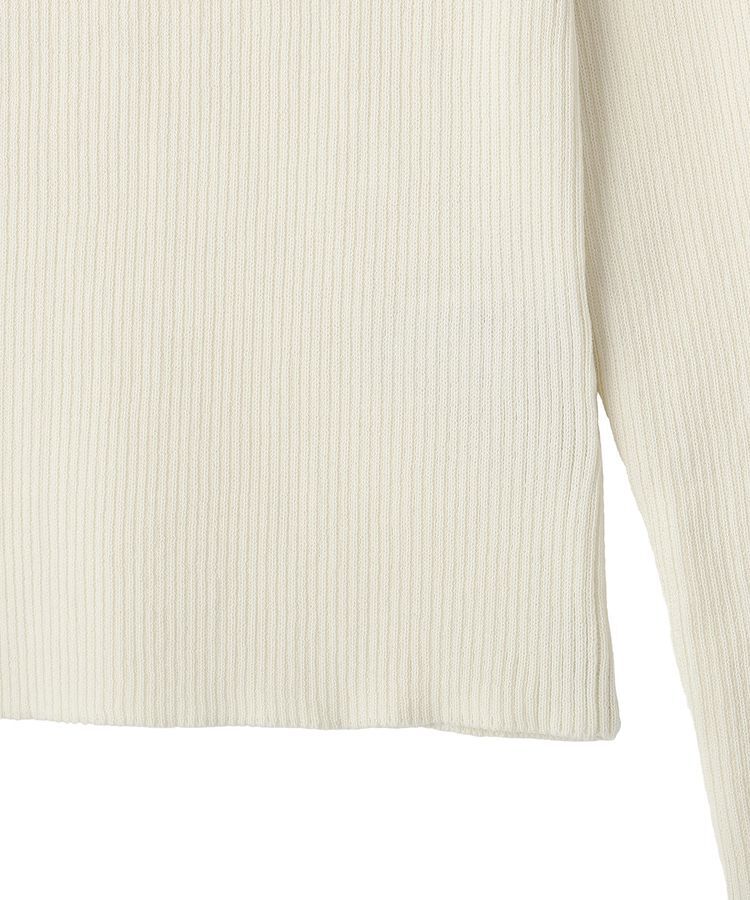 earth music&ecology「レーストリムリブニットプルオーバー」|ニット・セーター|