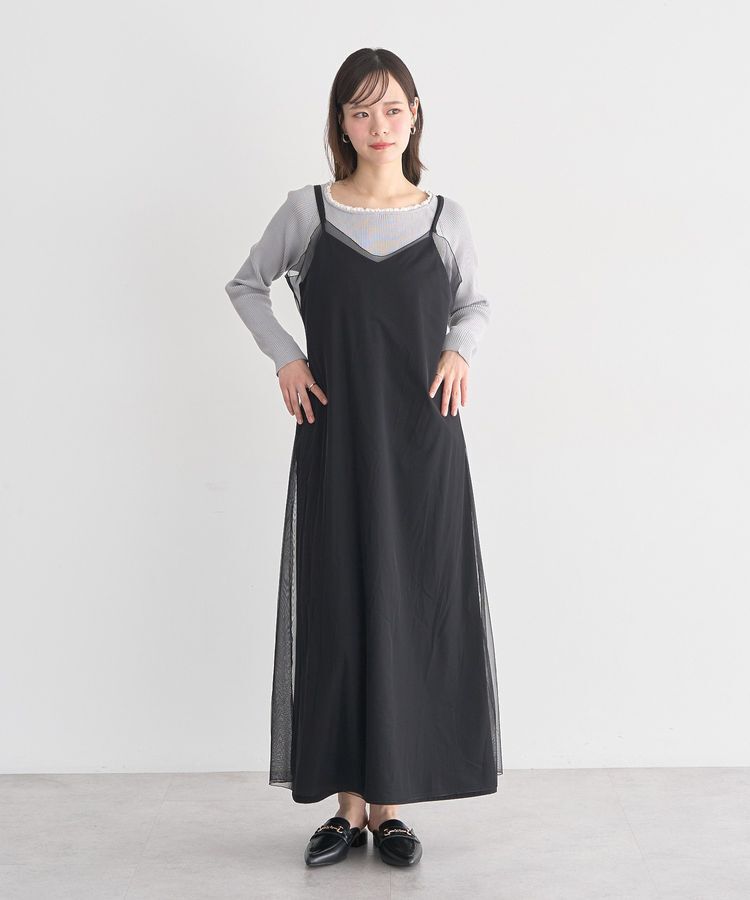 earth music&ecology「レーストリムリブニットプルオーバー」|ニット・セーター|