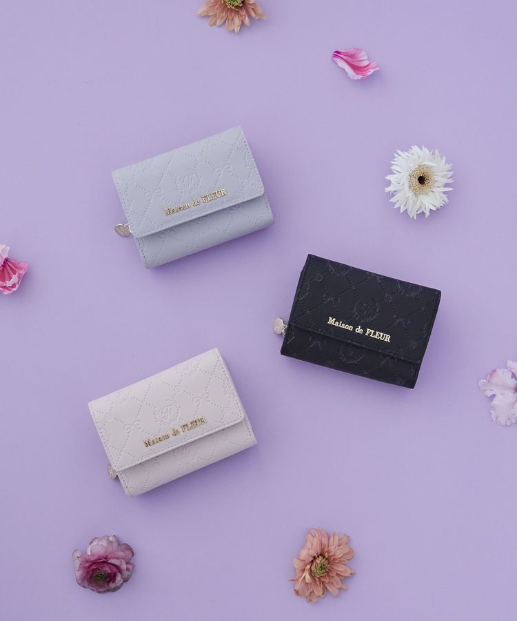 Maison de FLEUR「カラーモノグラムウォレット」|財布|