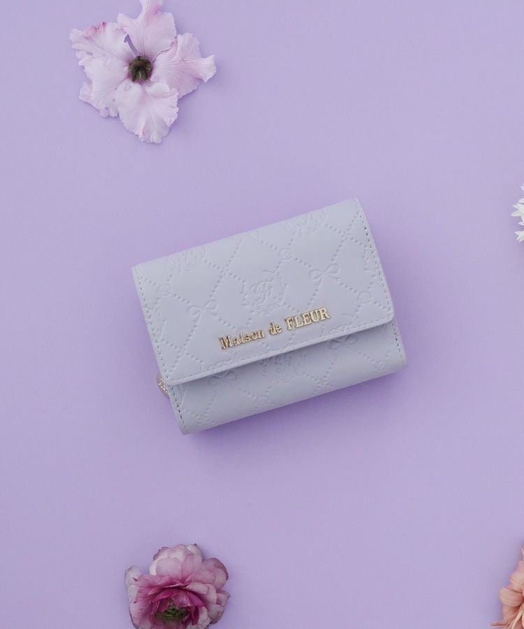 Maison de FLEUR「カラーモノグラムウォレット」|財布|