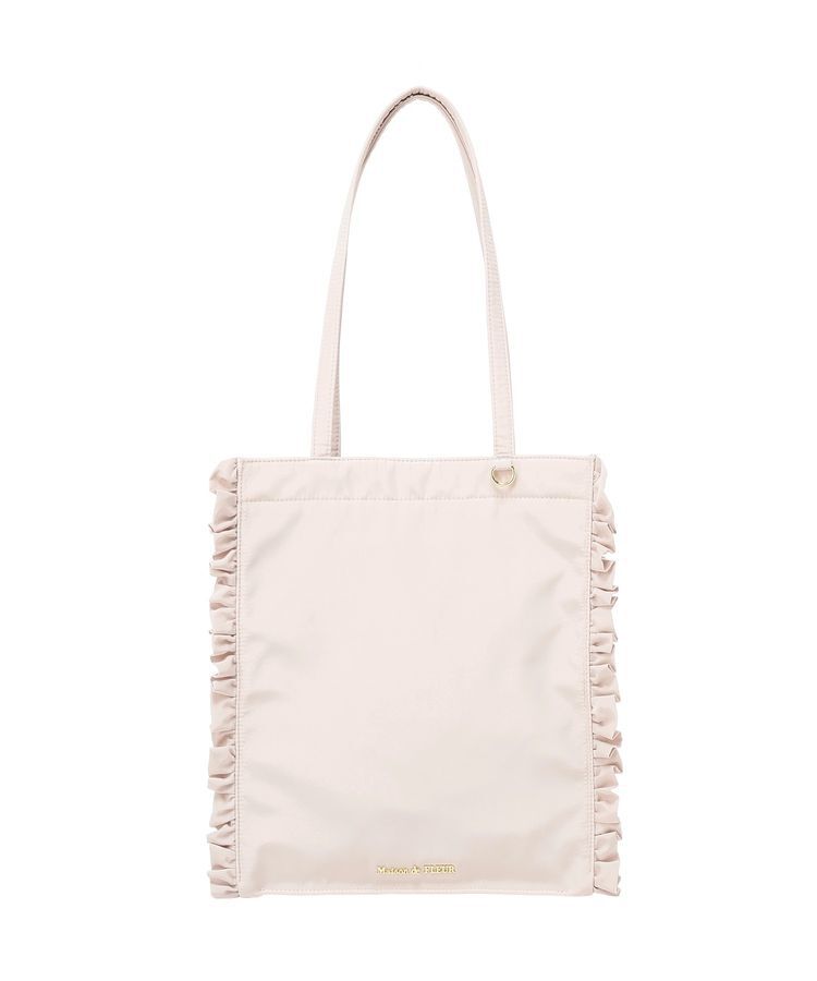 Maison de FLEUR「撥水加工フリルスクエアトートバッグ」|トートバッグ|