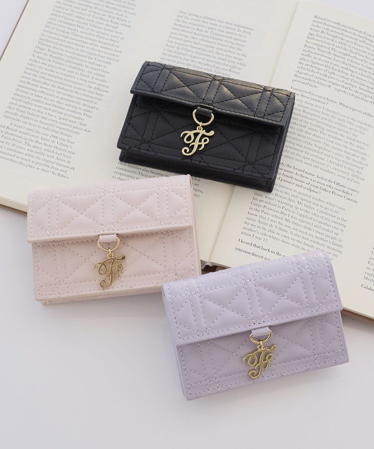 Maison de FLEUR「キルティングカードケース」|財布|