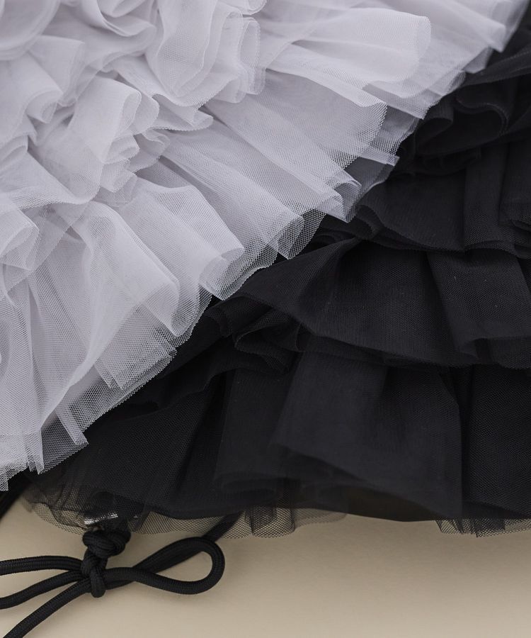 Maison de FLEUR「チュールフリルナップサック」|リュック|