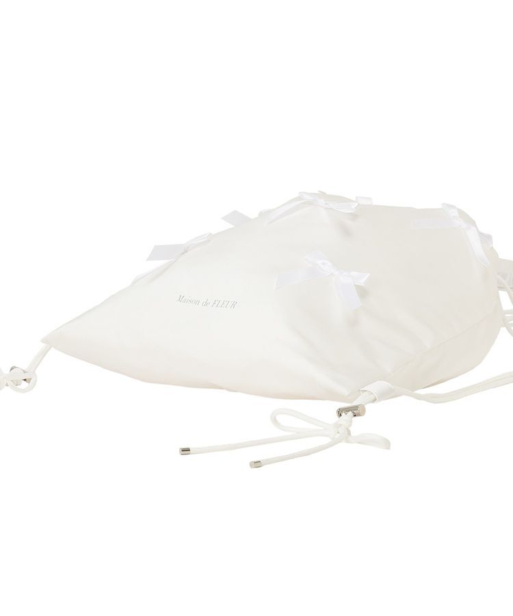 Maison de FLEUR「リボンナップサック」|リュック|