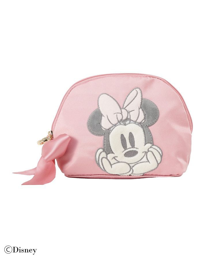 Maison de FLEUR「Minnie Mouse/ラウンドポーチ」|ポーチ|