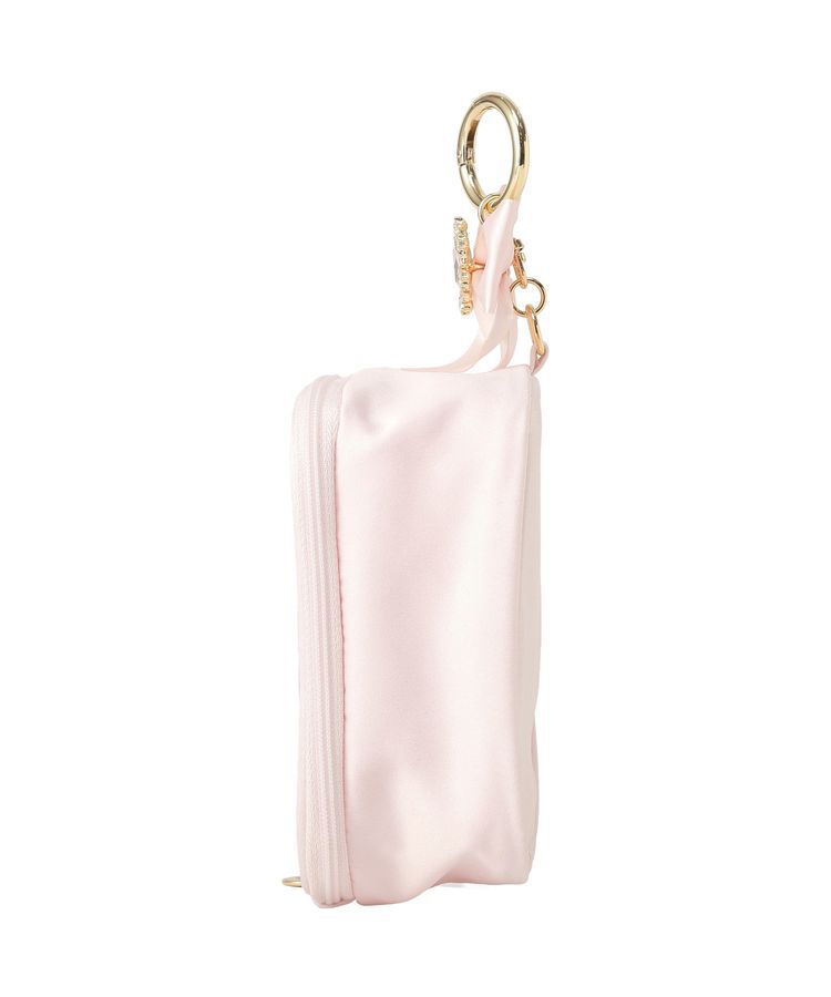 Maison de FLEUR「【6色展開】ビジューリボンクリアポーチS」|ポーチ|