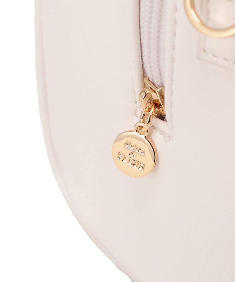 Maison de FLEUR「スカーフ付きリボンキルティング2Wayボストン」|ハンドバッグ|