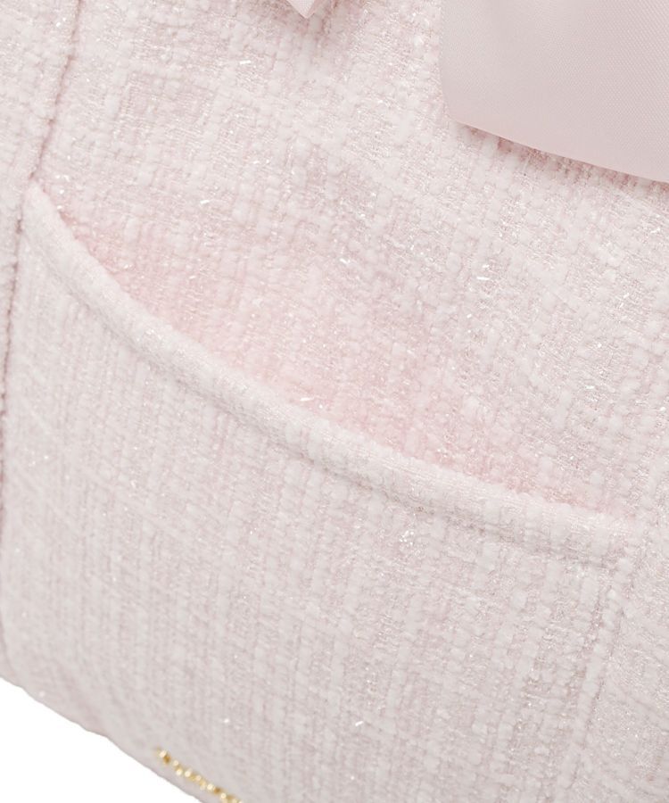 Maison de FLEUR「ツイードボリュームリボントートバッグ」|トートバッグ|