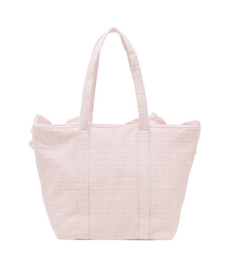 Maison de FLEUR「ツイードボリュームリボントートバッグ」|トートバッグ|