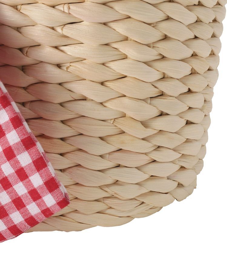 Maison de FLEUR「リボンメイズフリルハンドルカゴバッグ」|ハンドバッグ|