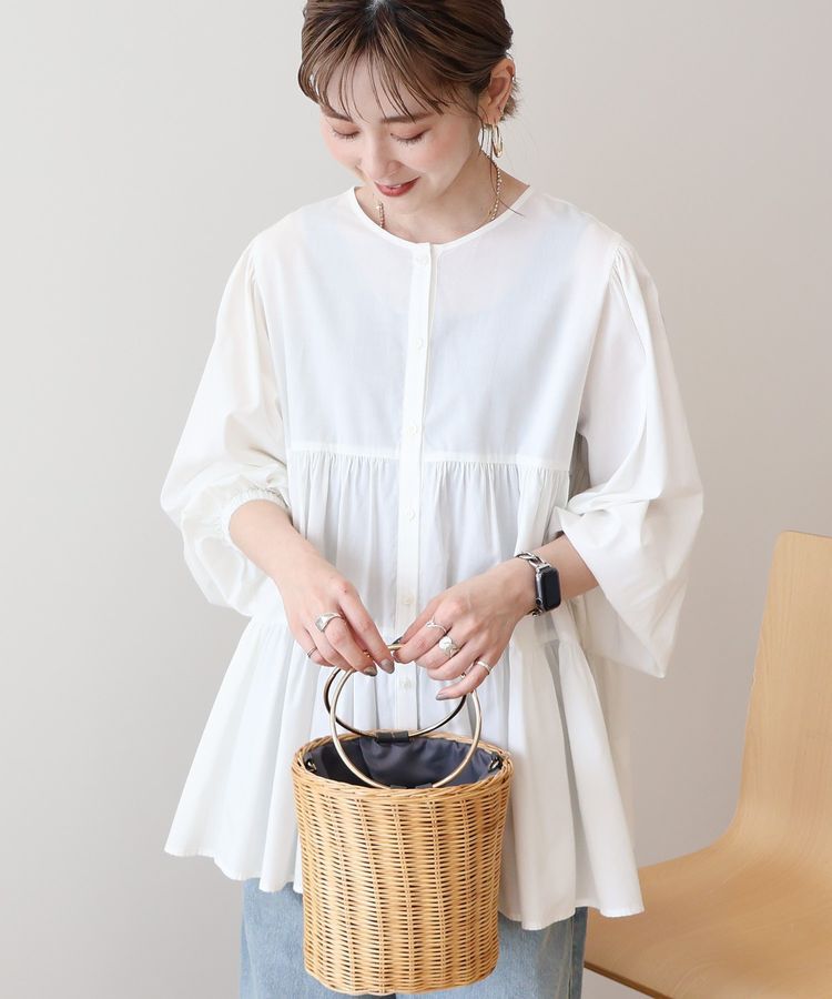 AMERICAN HOLIC「【WEB限定】ティアードギャザーブラウス」|シャツ・ブラウス|