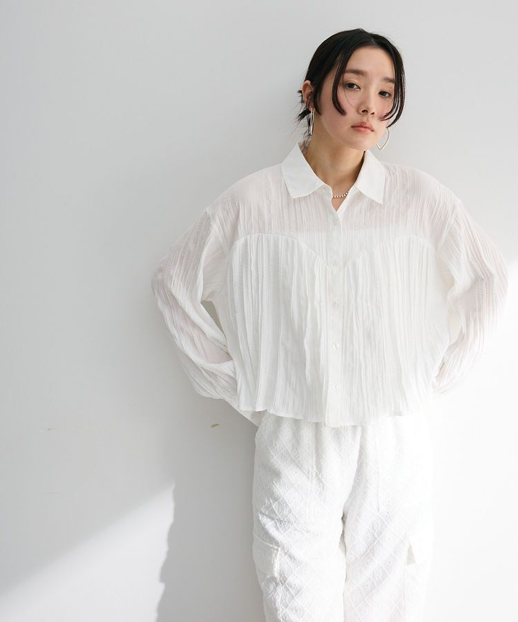 Green Parks「・SUGAR SPOON ワッシャーキリカエブラウス」|シャツ・ブラウス|