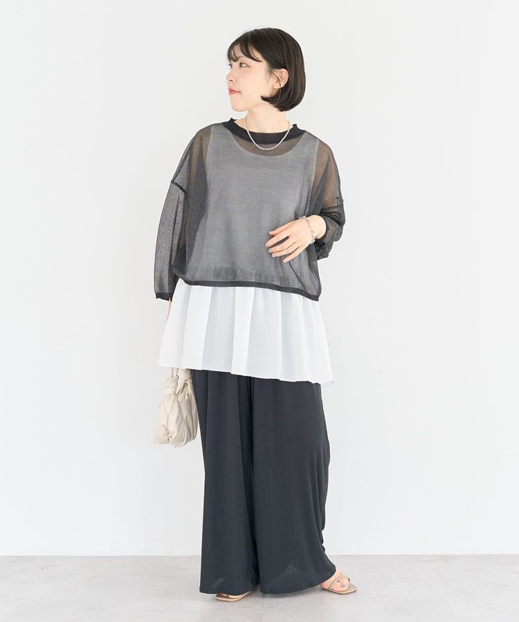 Green Parks「・ELENCARE DUE ラメシアーニットプルオーバー」|ニット・セーター|