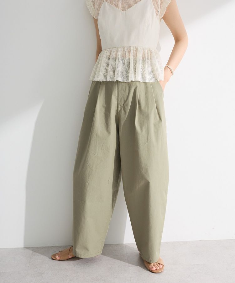 Green Parks「・ELENCARE DUE コクーンタックパンツ」|その他|Khaki