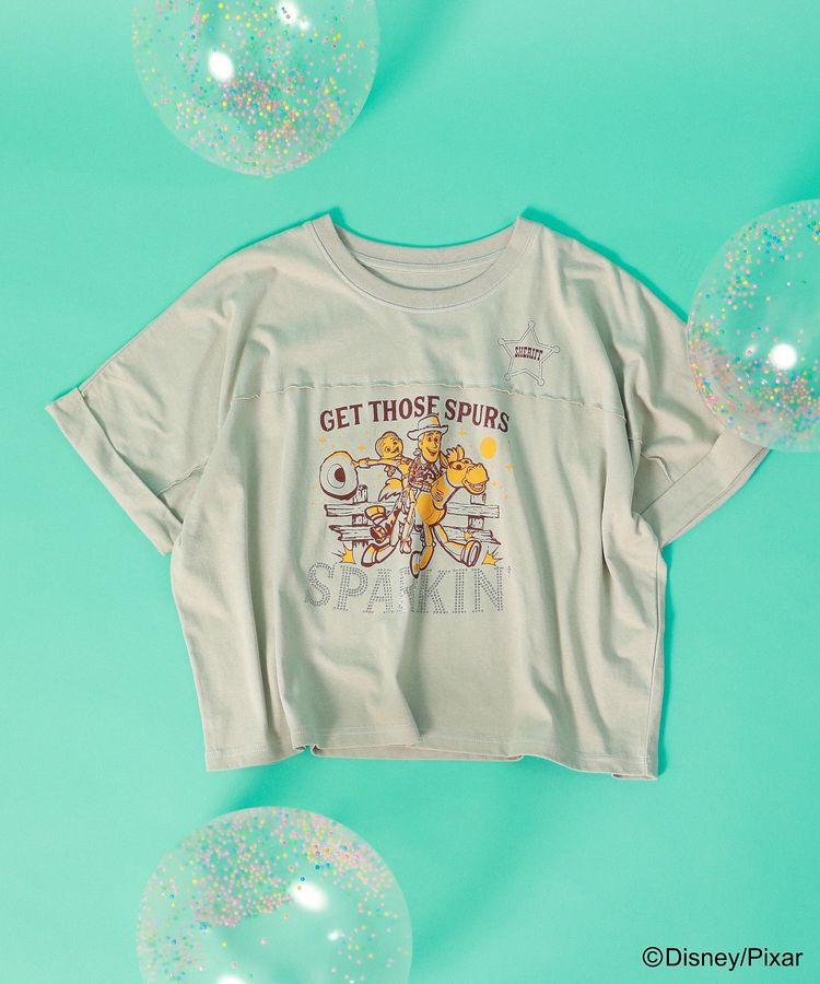 Green Parks「TOY STORY / キリカエフレンチプルオーバー」|Tシャツ・カットソー|Beige