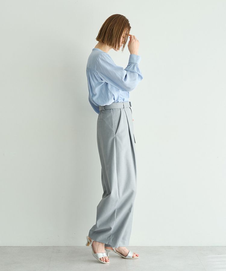 YECCA VECCA「ベルト付きカーヴィーパンツ」|その他|