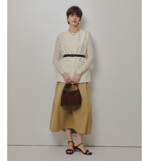 allureville「ミックスツイードフレアジレ」|その他|