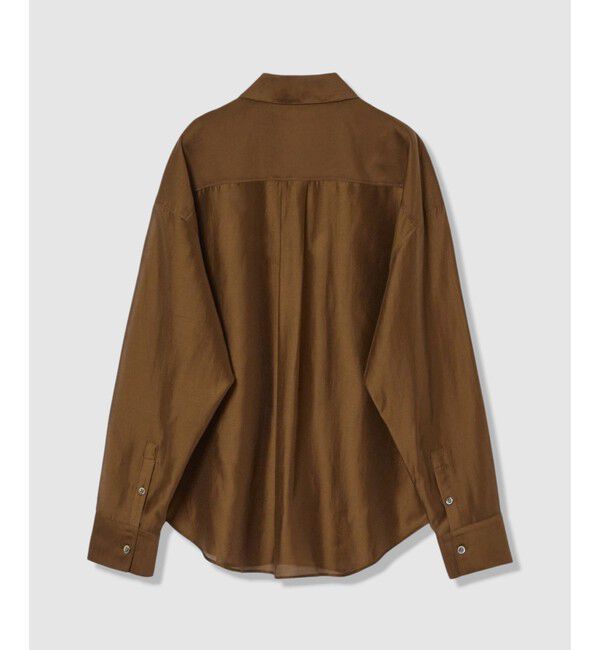 allureville「オーガンシアーシャツ」|シャツ・ブラウス|